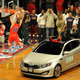 Blake Griffin of the Los Angeles Clips jumps over a car to dunk the ball in the Slam Dunk Contest during NBA All-Star weekend in Los Angeles February 19, 2011.